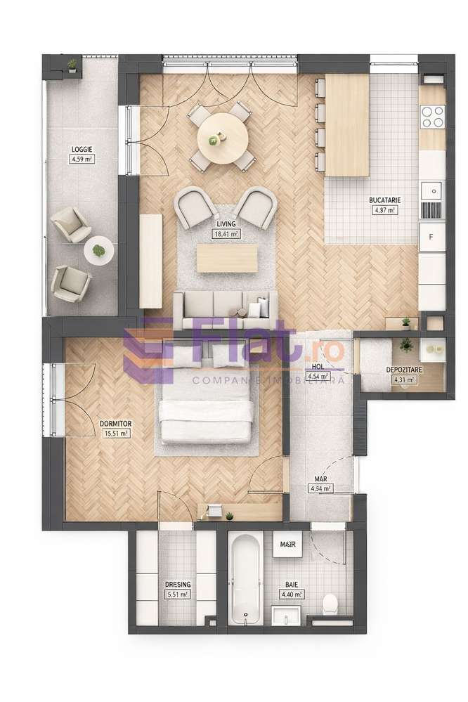 2 Camere Grandis Residence Tractorul — fotografia 1