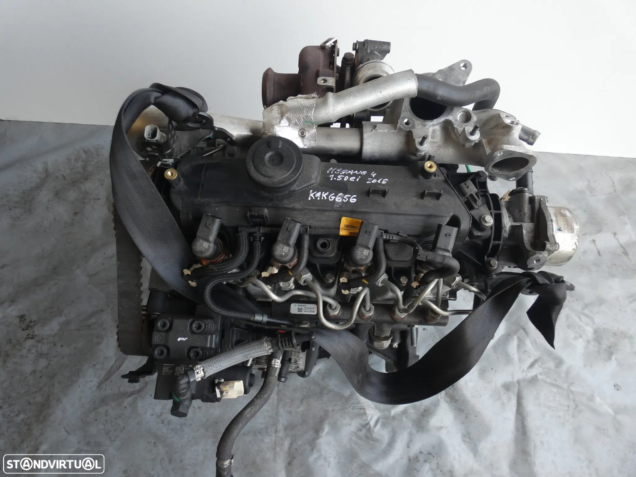 Motor Renault 1.5 Dci com referencia K9K656 - 3