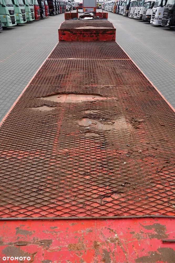 Faymonville VEREM NACZEPA LAWETA NISKOPODWOZIE / NAJAZDY HYDRAULICZNE / 3 OSIOWA / DMC: 34 tony / WAGA: 11 500 kg / - 15