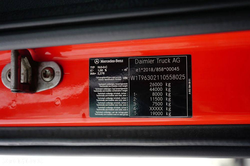 Mercedes-Benz ACTROS / 2548 / ACC / E 6 / MP 5 / ZESTAW PRZEJAZDOWY 120 M3 / GIGA SPACE - 11