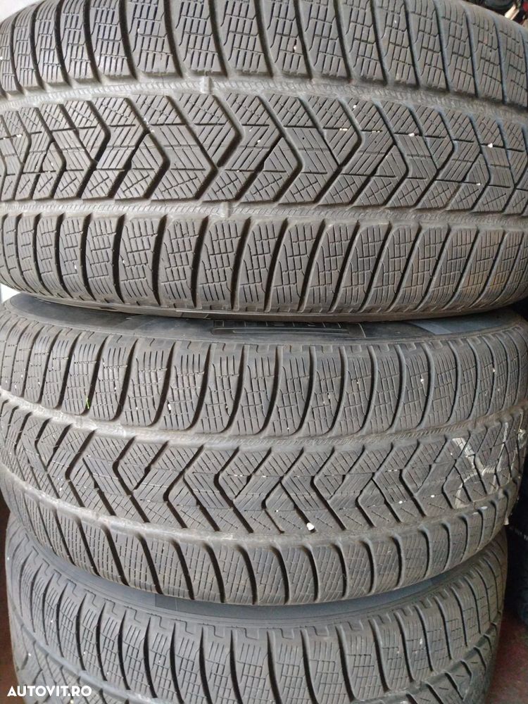 Jante Porsche Cayenne R20 cu anvelope iarna senzori presiune 275-45-20 stare foarte buna Porsche R20 Anvelope pirelli scorpion - 3