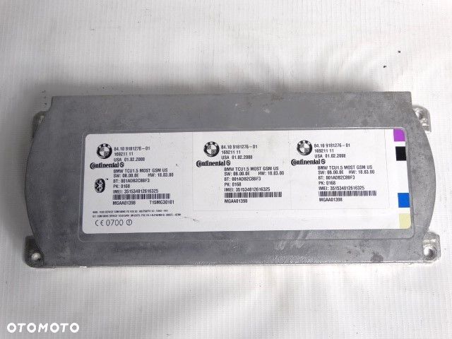BMW Bluetooth USA E60 E63 E70 E84 E89 E90 F01 F07 F10 USA TCU1.5 MOST GSM US Moduł Bluetooth Sterownik Telefony 9181276  84109181276  84109231092  9231092 - 2