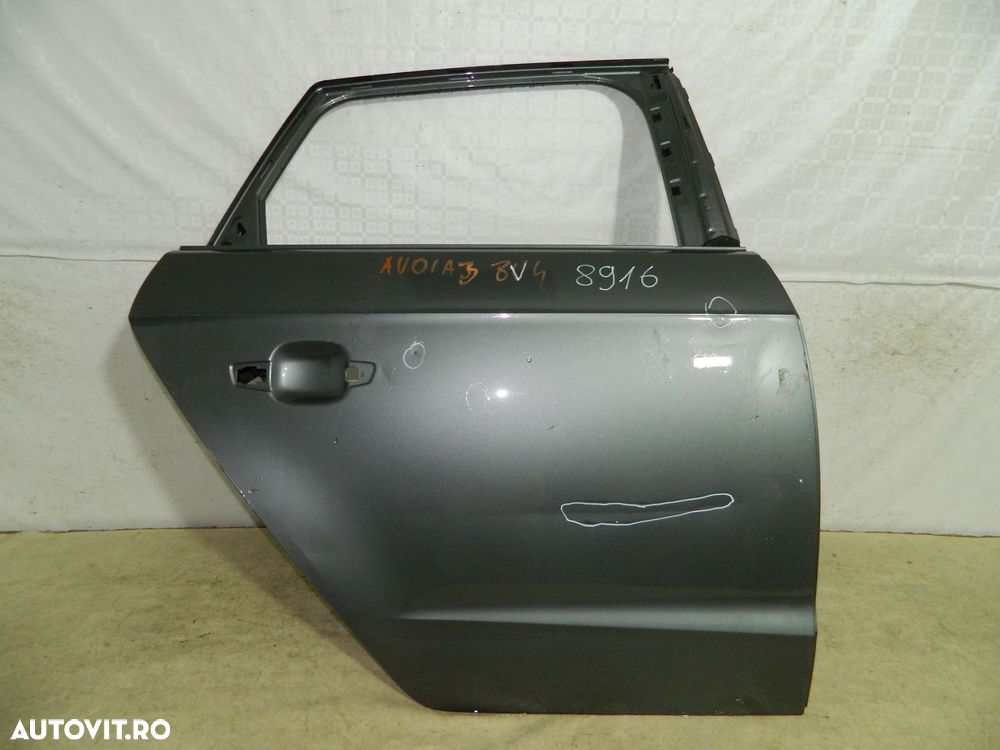 Usa dreapta spate Audi A3, HatchBack  /  SportBack, 12-19. - 2