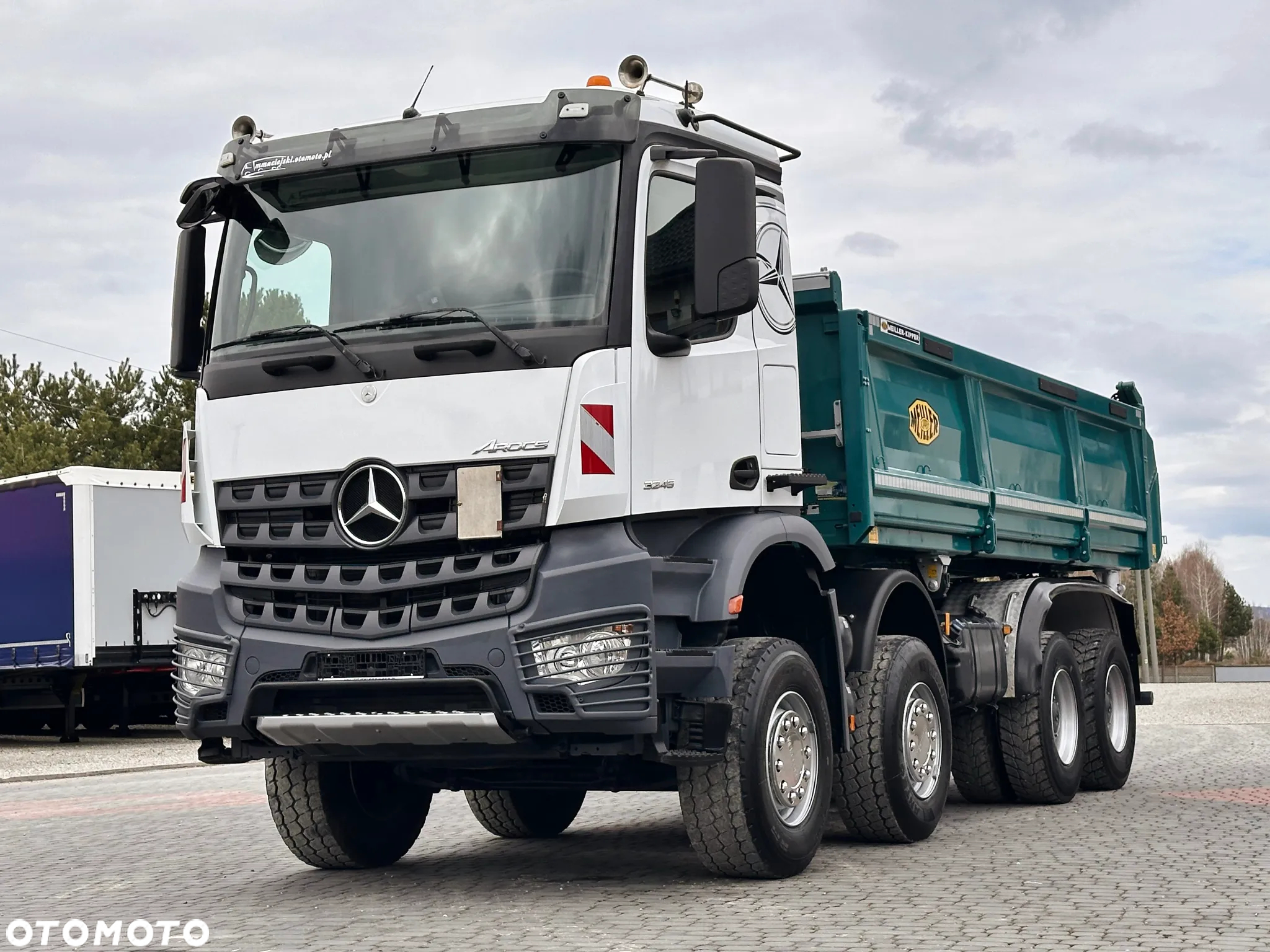 Mercedes-Benz AROCS 3245 8x4 WYWROTKA MEILLER BORDMATIC / ZACZEP DO PRZYCZEPY - 31