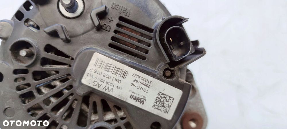 ALTERNATOR AUDI Q5 8R VOLKSWAGEN SEAT SKODA 2.0 TDI 150A 03G903016F - 2