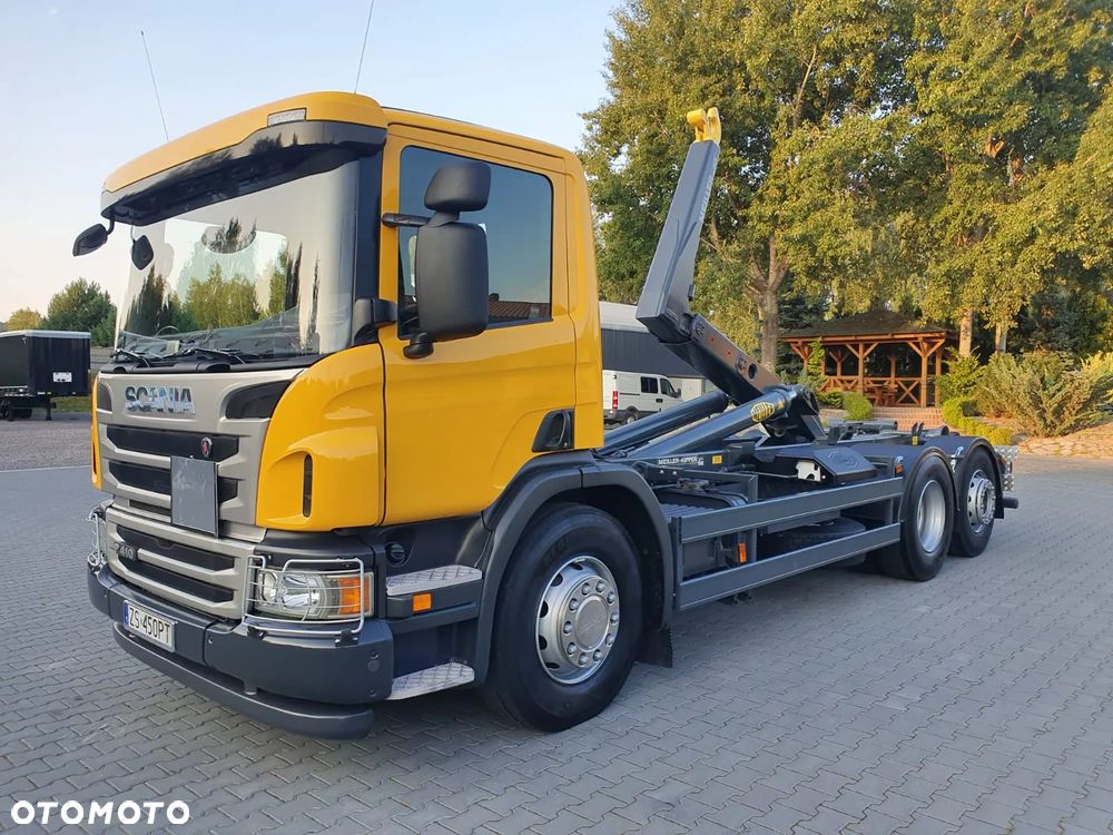 Scania P410 Hakowiec Meiller 6x2 Oś Skrętna Automat Krajowa! - 2