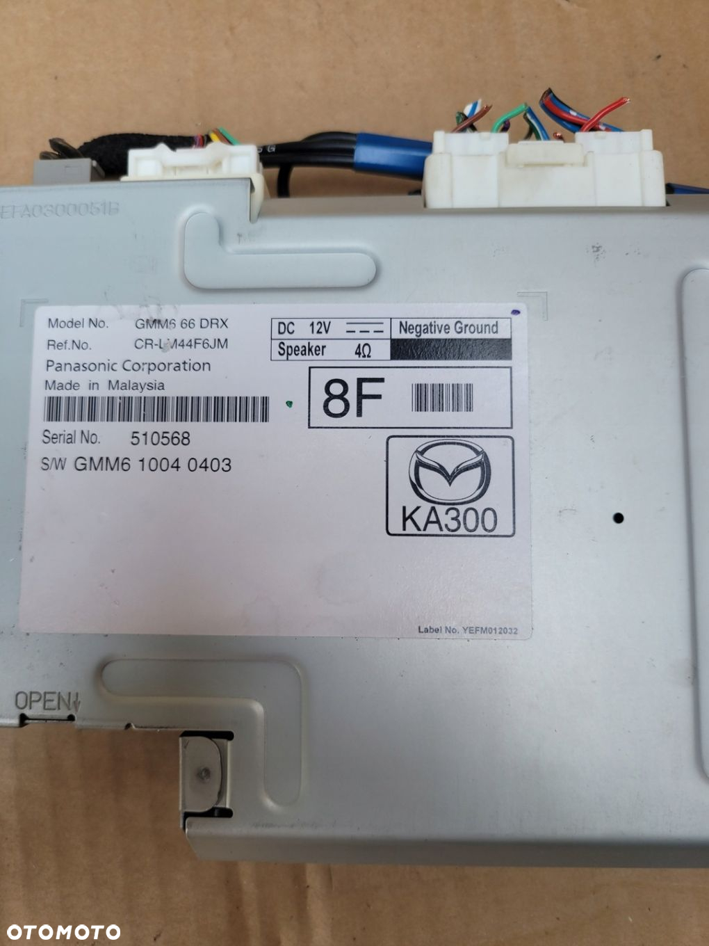 MAZDA 6 GJ 2014R MODUŁ RADIO STEROWNIK GMM666DRX - 2