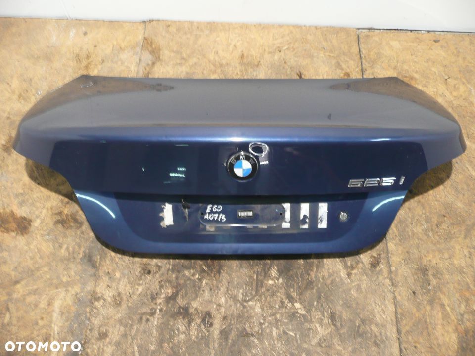 BMW E60 SEDAN 2.5B KLAPA TYŁ TYLNA BAGAŻNIKA LAK:A07/5 - 1