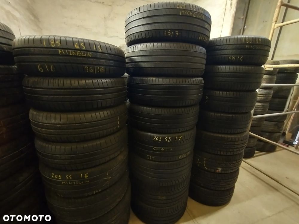 letnie opony używane 14 15 16 17" pakiet Legnica hurt 205/55R16 205/60R16 195/65R15 185/65R15 - 8