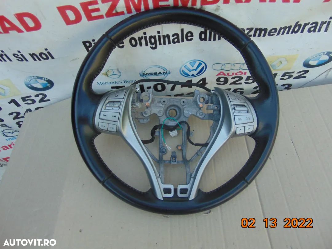 Volan Piele Nissan qashqai 2013-2018 volan piele cu comenzi qashqai - 1