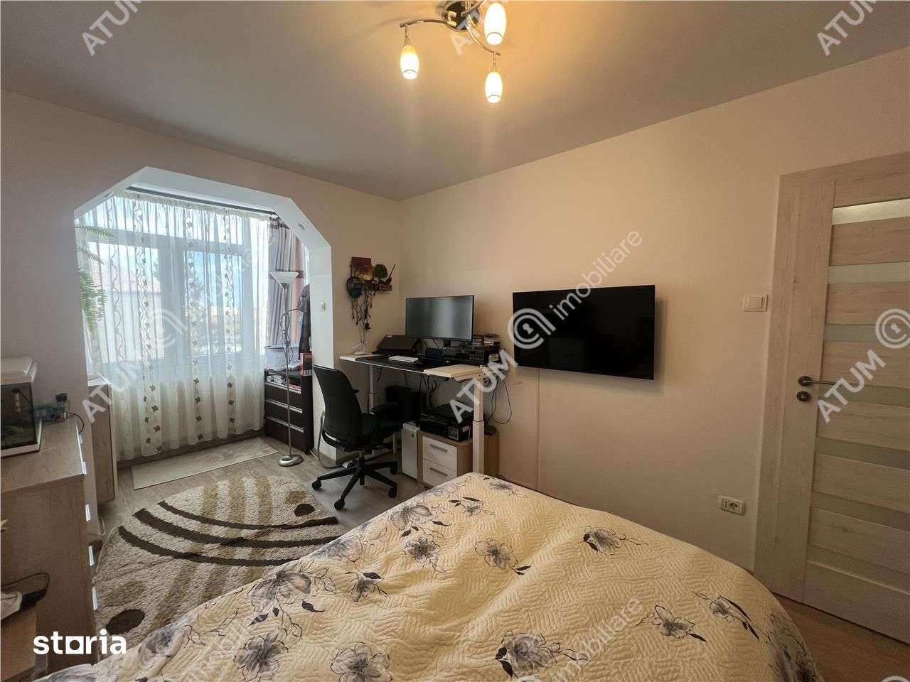 Apartament renovat cu 3 camere in zona Rahovei din Sibiu — fotografia 3