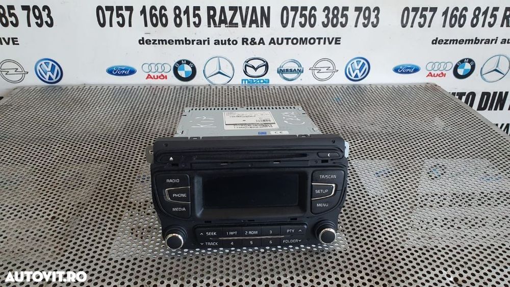 Radio Cd Kia Ceed An 2012-2016 Testat Dezmembrez Kia Ceed An 2012-2016 - 1