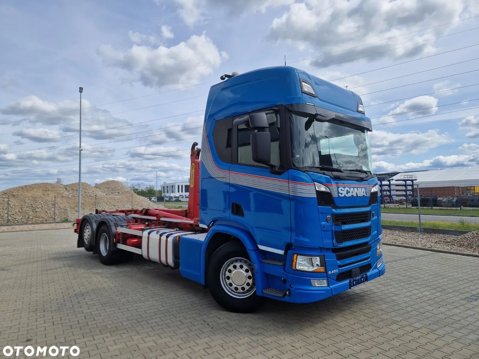 Scania R450/ HAKOWIEC PALFINGERA T20 - 31 MPA/ SKRĘTNA OŚ WLECZONA/ SERWIS NIEMCY - 1