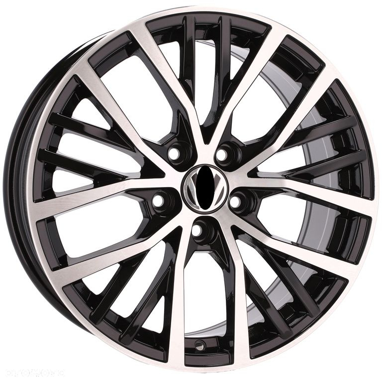 4x Felgi 17 m.in. do VW Bora FOX Polo Golf MK3 T-CROSS Taigo SKODA Scala Fabia Rapid - B1525 (7389) - 7