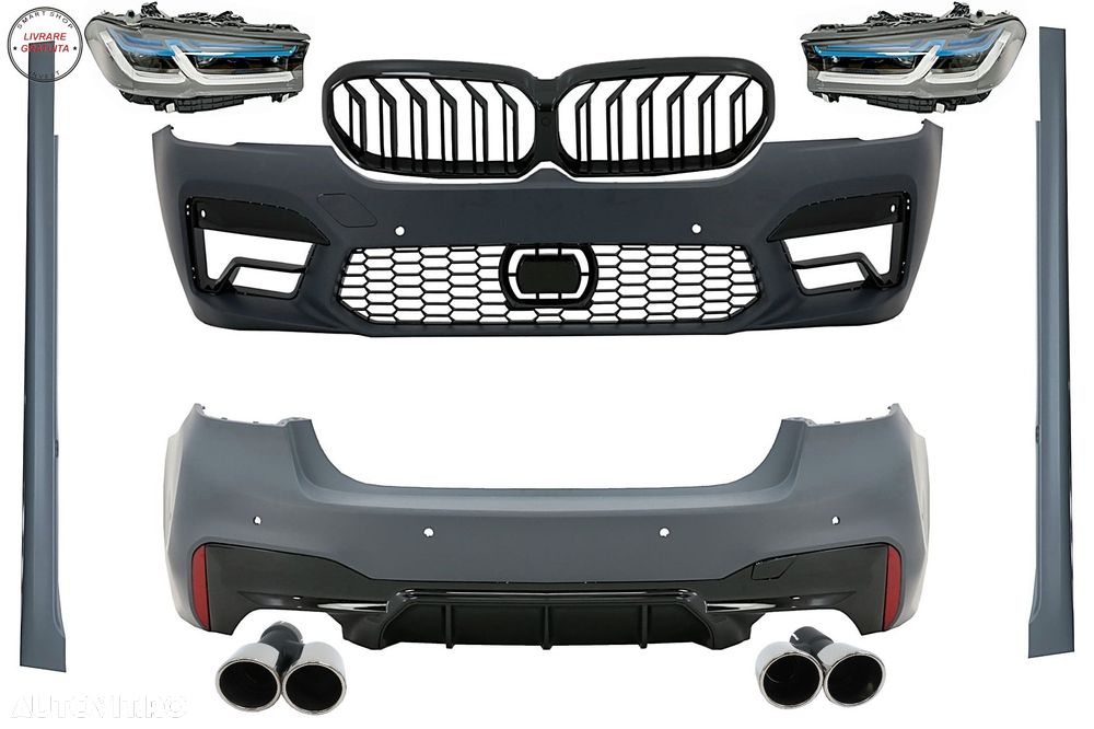 Pachet Exterior Complet BMW Seria 5 G30 (2017-2019) Conversie la G30 M5 LCI 2020 D- livrare gratuita - 1