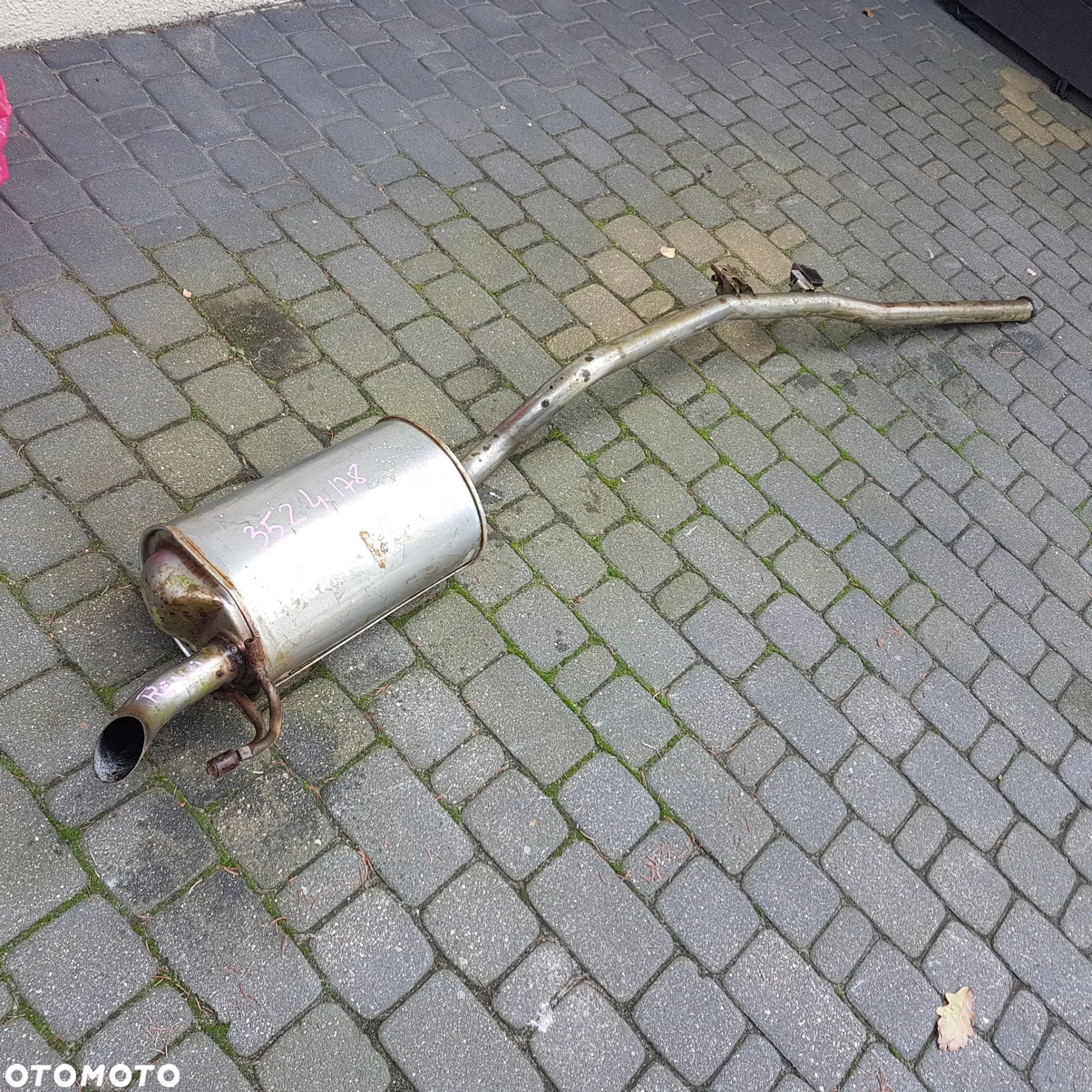 wydech tłumik rura siatka renault clio II lift jak nowy oryginał - 1
