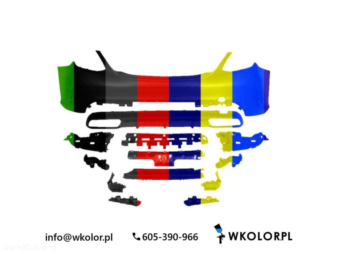 NOWY ZDERZAK MERCEDES-BENZ KLASA C 2016-2018 LAKIEROWANY W KOLOR - 1
