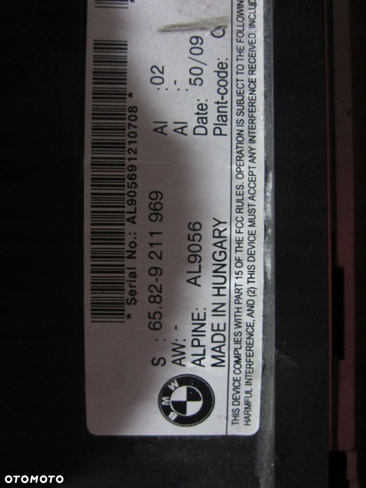 BMW E91 E90 NAWIGACJA CIC IDRIVE WIĄZKA 9205177 - 8