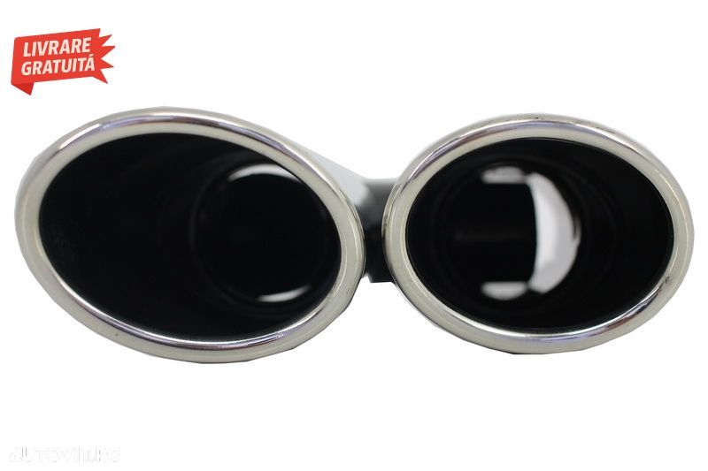 Difuzor Bara Spate si Ornamente toba AUDI A4 B8 Facelift Sedan/Avant (2012-2015) S- livrare gratuita - 12