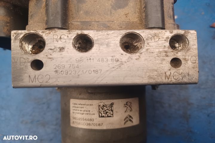 Pompa ABS 9814554480 9811148380 Peugeot Partner 2 [2008 - 2012] Tepee - 4