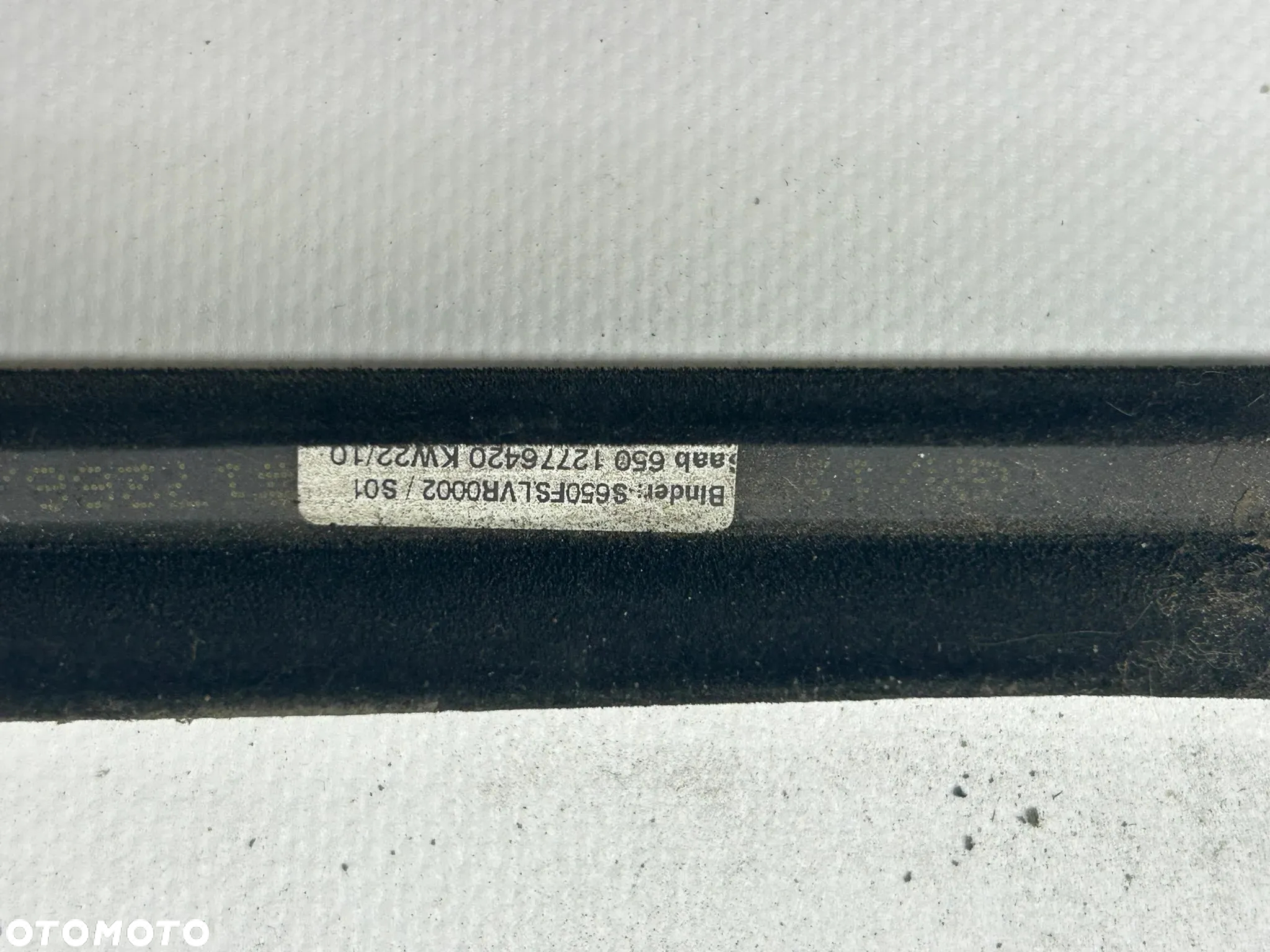 Saab 95 NG 2010-2012 listwa ozdobna chrom drzwi prawe przednie 12776420 zgarniajaca - 5