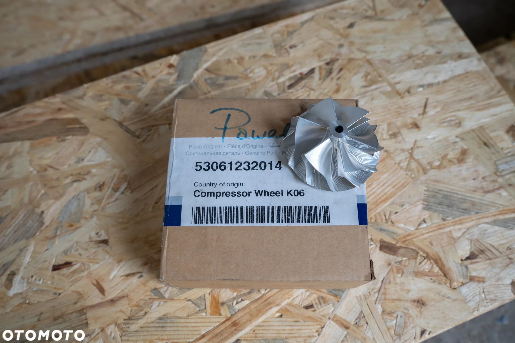 koło kompresji k04 064 turbo oryginalne nowe borgwarner k06 - 1