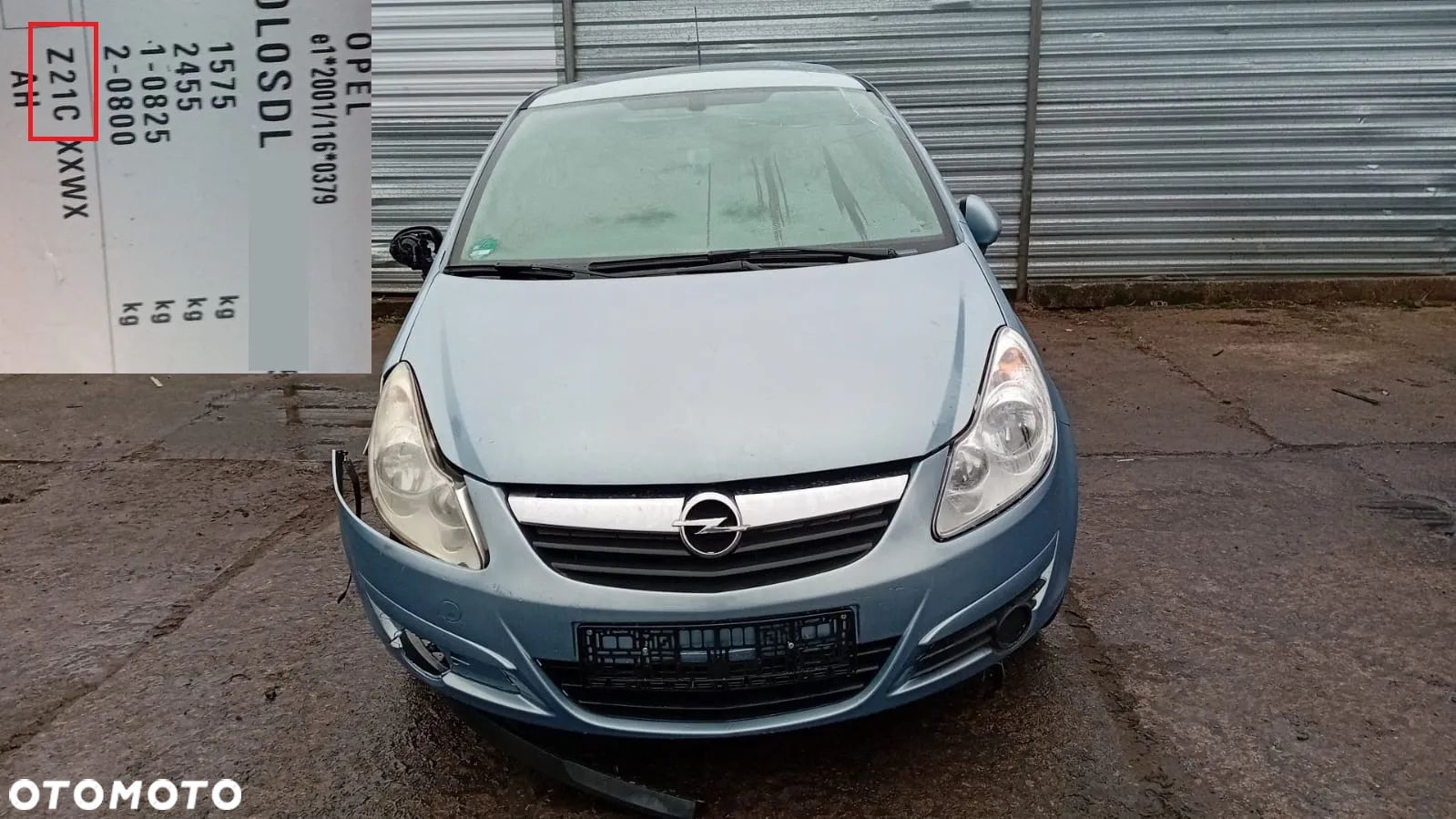 Tylko Części Opel Corsa D 1.2 16v z12xep 80KM 59kW hb 3d 06r–11r lakier Z21C - 1