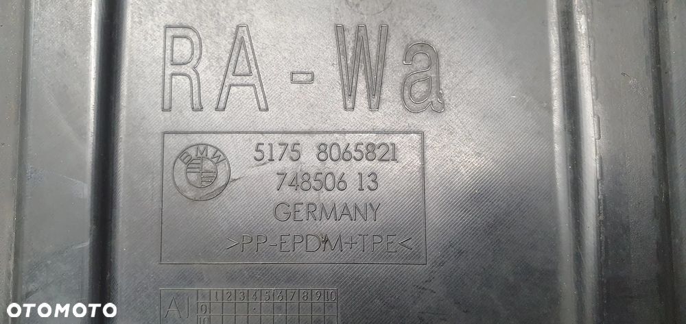 Osłona płyta pod zderzak podwozia lewy przód BMW M5 G30 F90 8065821 - 6