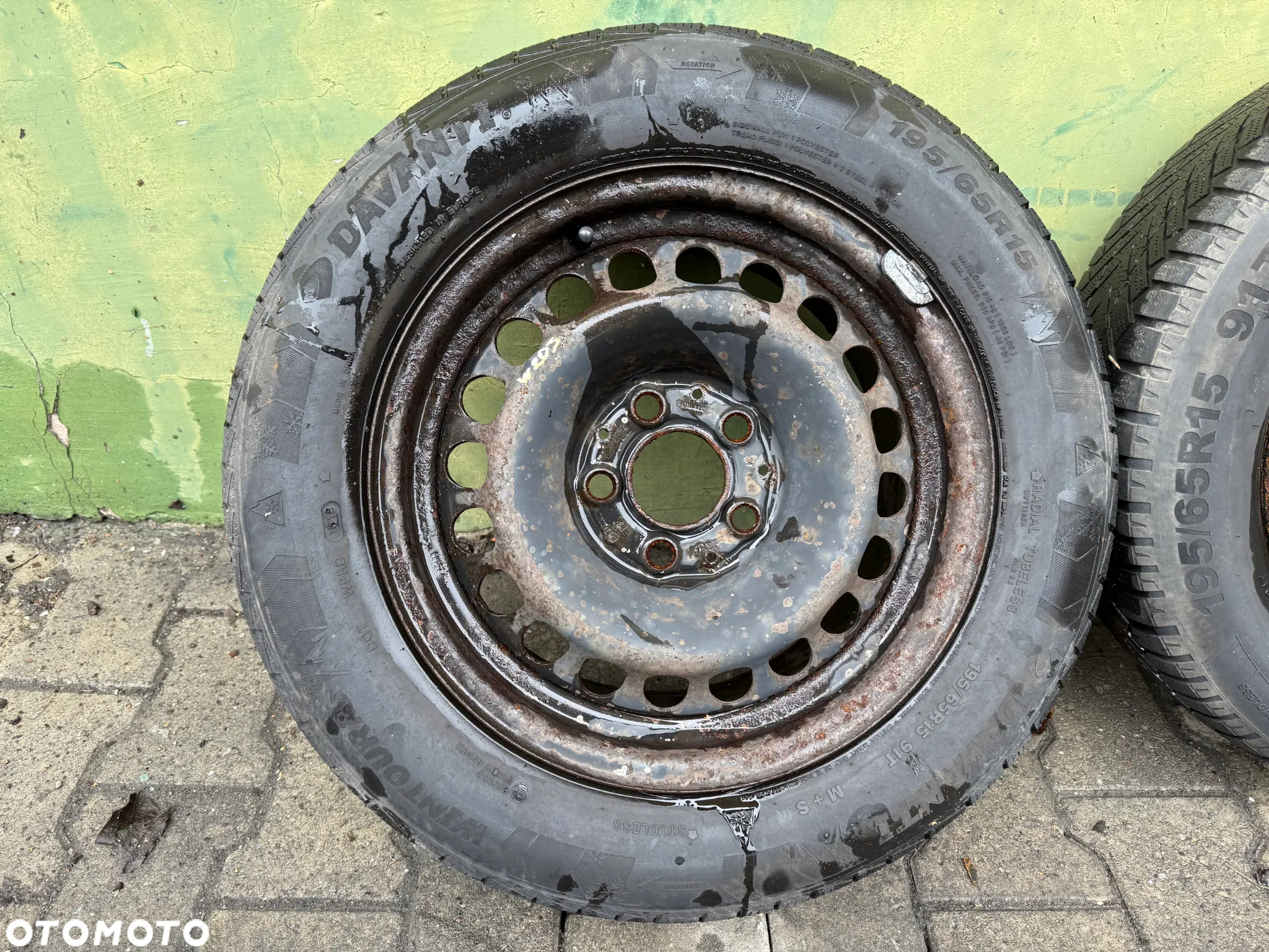 Mercedes C W203 komplet felg stalowych 15" ET31 5 szt. A2034000002 - 7