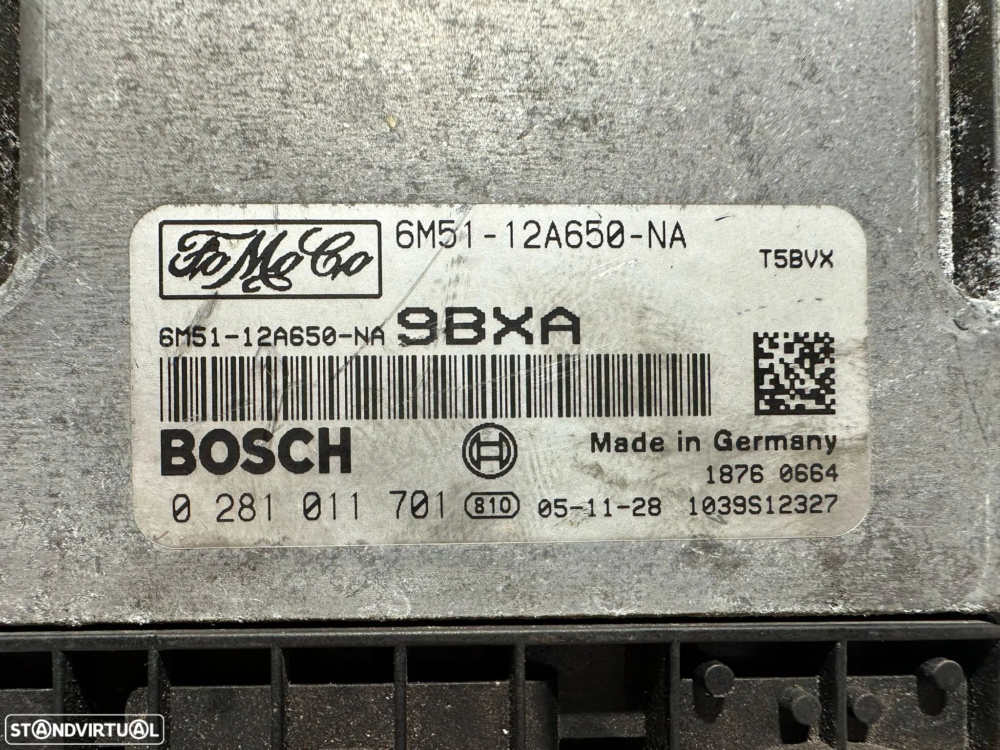 .Centralina Original Bosch Ford 1.6 HDi TDCi HHDA 6M51-12A650-NA / 0 281 011 701 - 3
