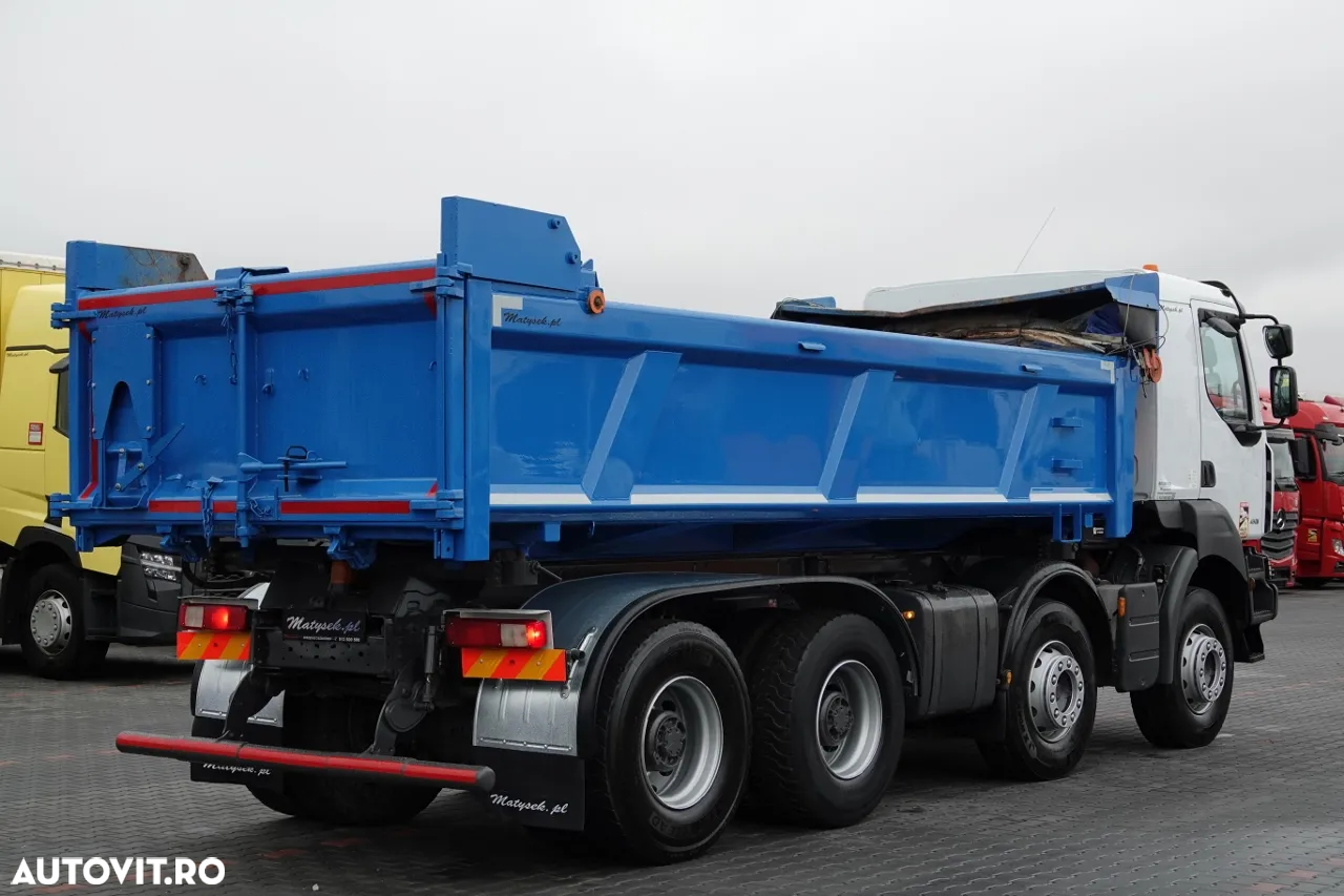 Renault KERAX 430 / 8x4 / BASCULANTE / HYDROBOARD / HYDROCLAP / BORDMATIC / EURO 5 EEV - 12