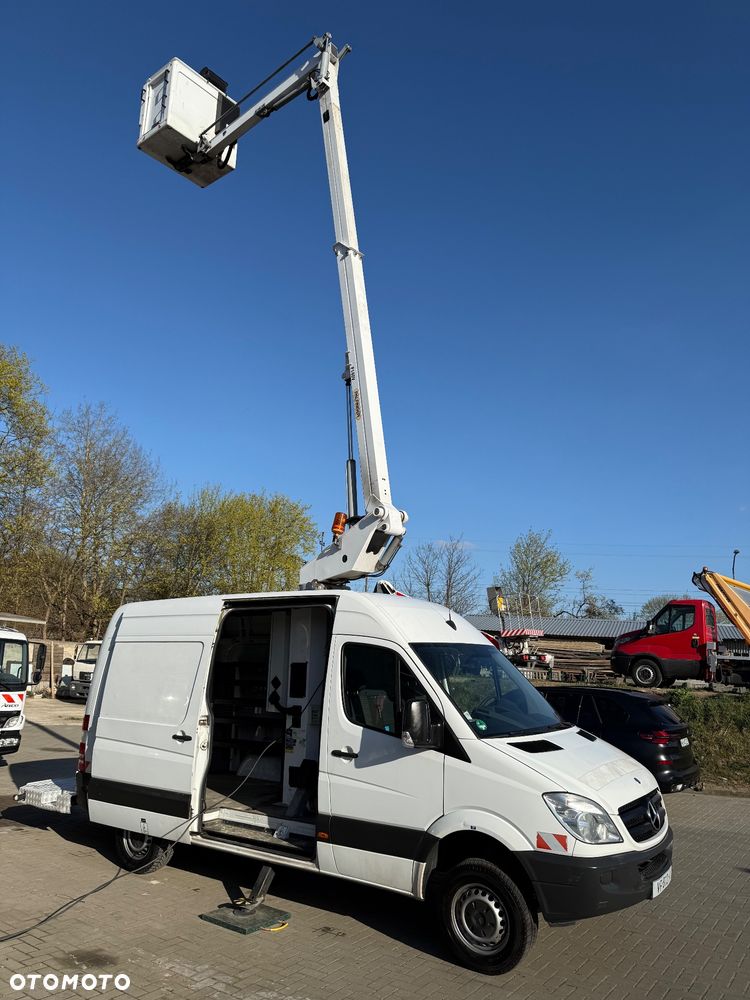 Mercedes-Benz Podnośnik Koszowy Palfinger P140V Zwyżka 14 metrów Pilot ! UDT Dmc 3500kg Kat b Jak Wumag Ruthmann Multitel - 9
