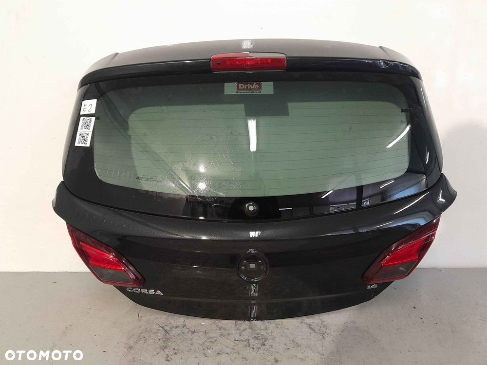+ KLAPA TYŁ TYLNA BAGAŻNIKA OPEL CORSA E Z22C CZARNA 3D 3 DRZWI HB - 1