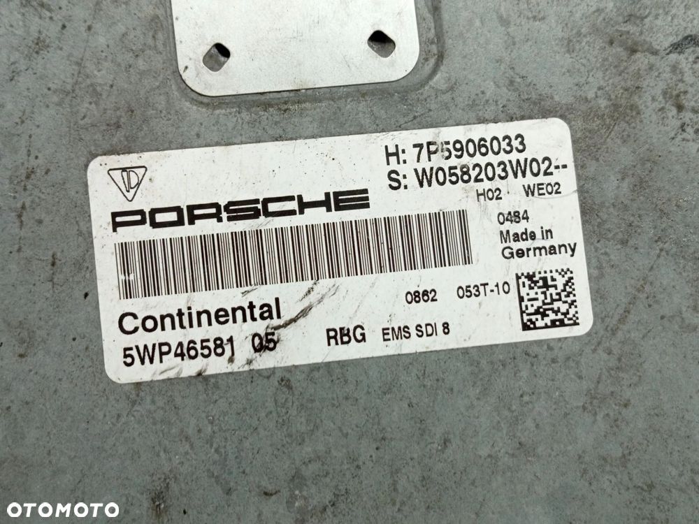 KOMPUTER STEROWNIK SILNIKA PORSCHE CAYENNE 7P II 4.8 7P5906033 - 6