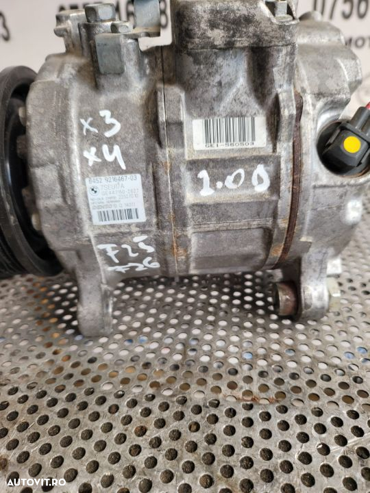 Compresor Clima Ac Bmw X3 F25 X4 F26 X3 E83 Etc 2.0 D Motor N47 Cod - 7