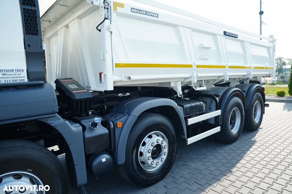 MAN TGS 35.420 / 8X4 / BASCULATOR 2 LATURĂ / MEILLER KIPPER / HYDROBRA / AUTOMAT / EURO 6 - 16