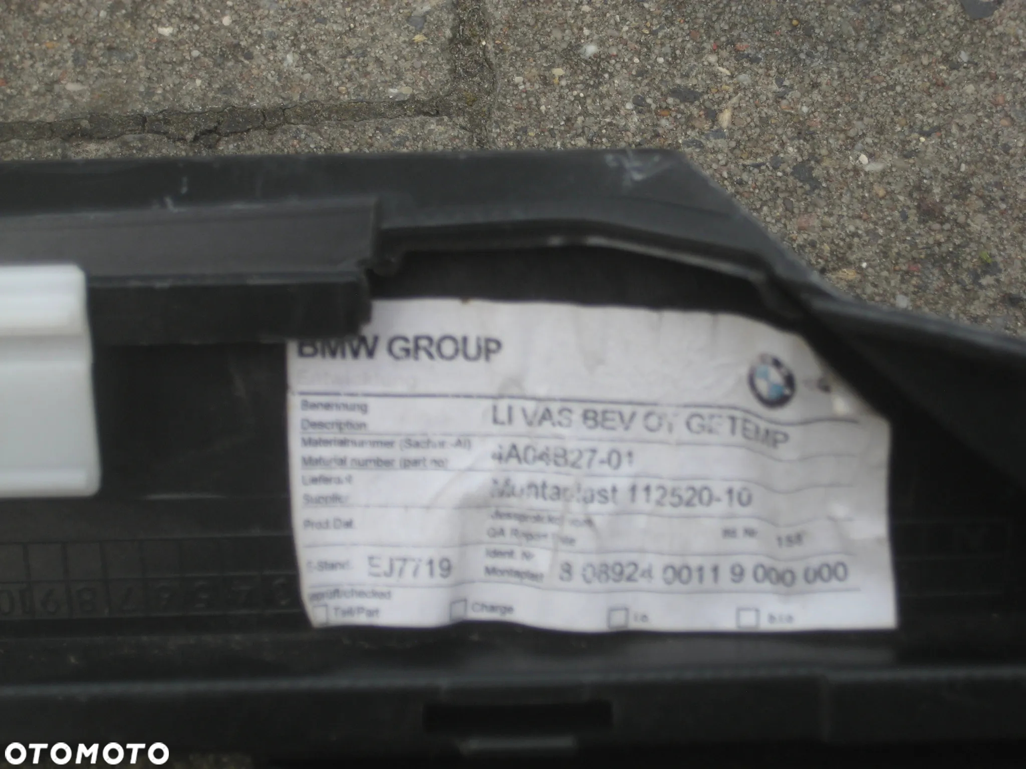 bmw 7 g70 i7 listwa progowa lewa chrom 4a04827 - 13