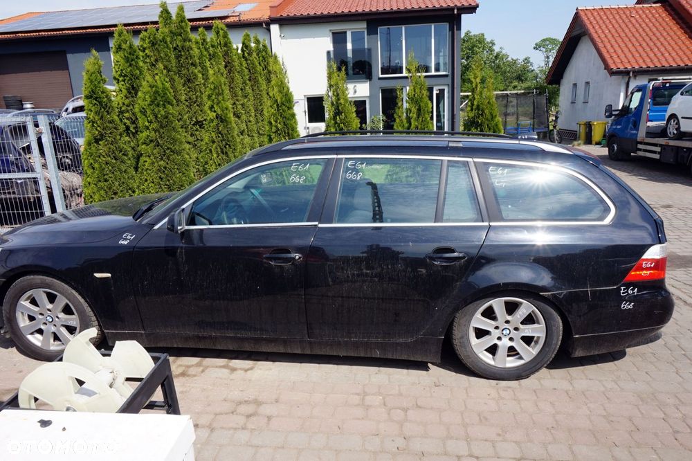 BMW 5 E61 KOMBI 2005 668 2.5 D M57D25 177KM GA6HP26Z CZARNY na części - 2