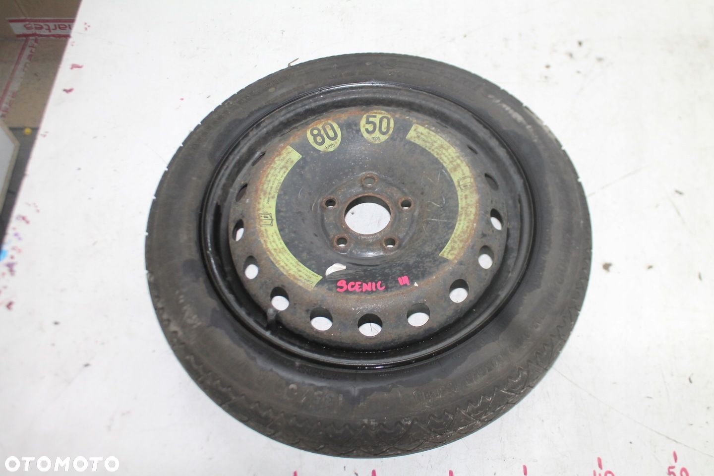 KOŁO DOJAZDOWE ZAPAS 135/80 R17 RENAULT SCENIC III 09-16 - 1