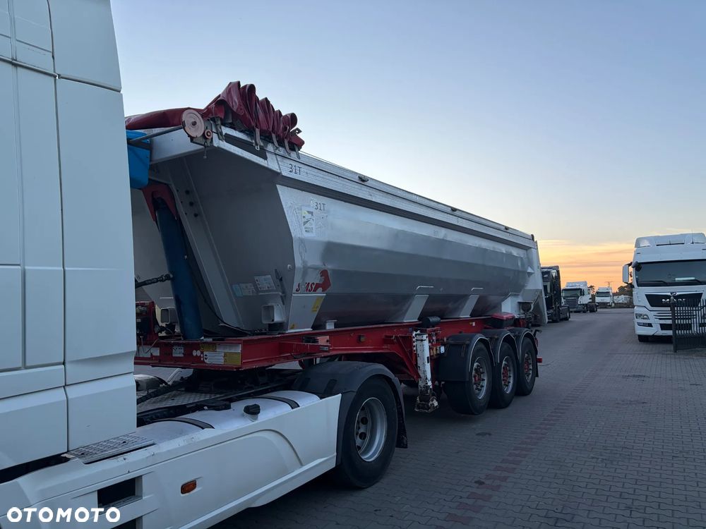 Stas 28m3 CAŁA ALUMINIOWA  SPROWADZONA OŚ PODNOSZONA - 2