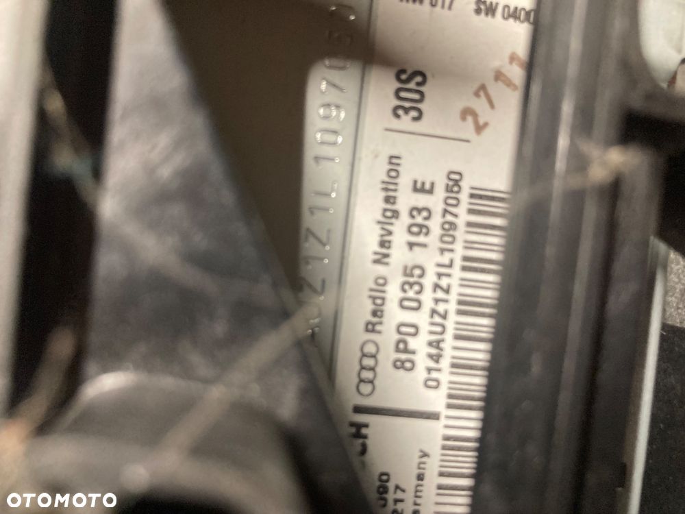 AUDI A3 8P RADIO NAWIGACJA CD 8P0035193E - 3