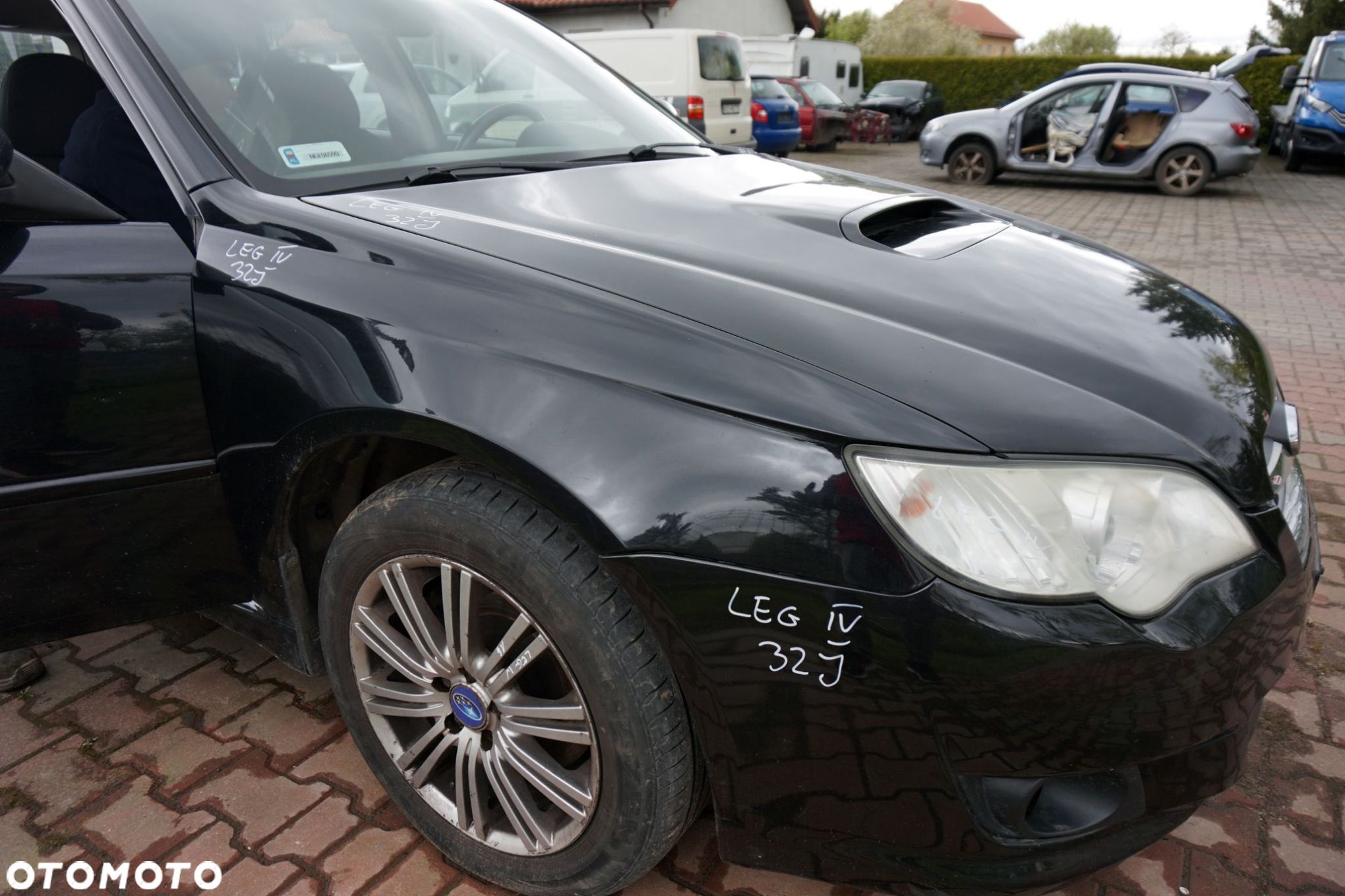 BŁOTNIK PRZEDNI PRAWY LEGACY IV BP LIFT 32J 57110AG0809P CZARNY SUBARU 2006-2009 - 1