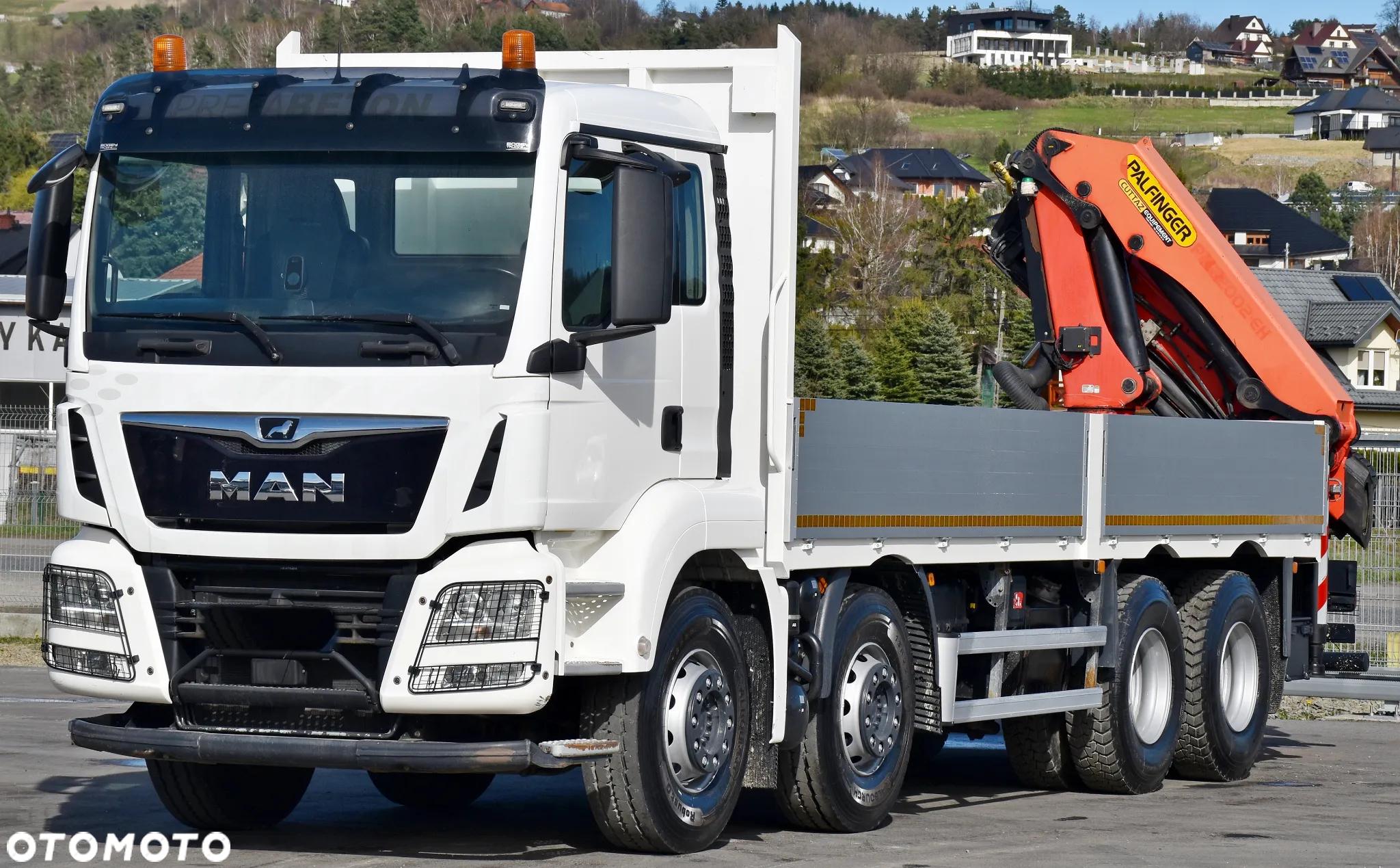 MAN TGS 35.500 * SKRZYNIA 7,15 m * PK 22002-EH C + PILOT / 8x4 - 4