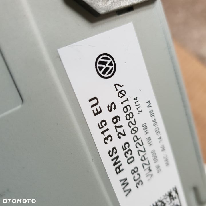 VW PASSAT B7 CC RADIO NAWIGACJA 3C8035279S  14R - 2
