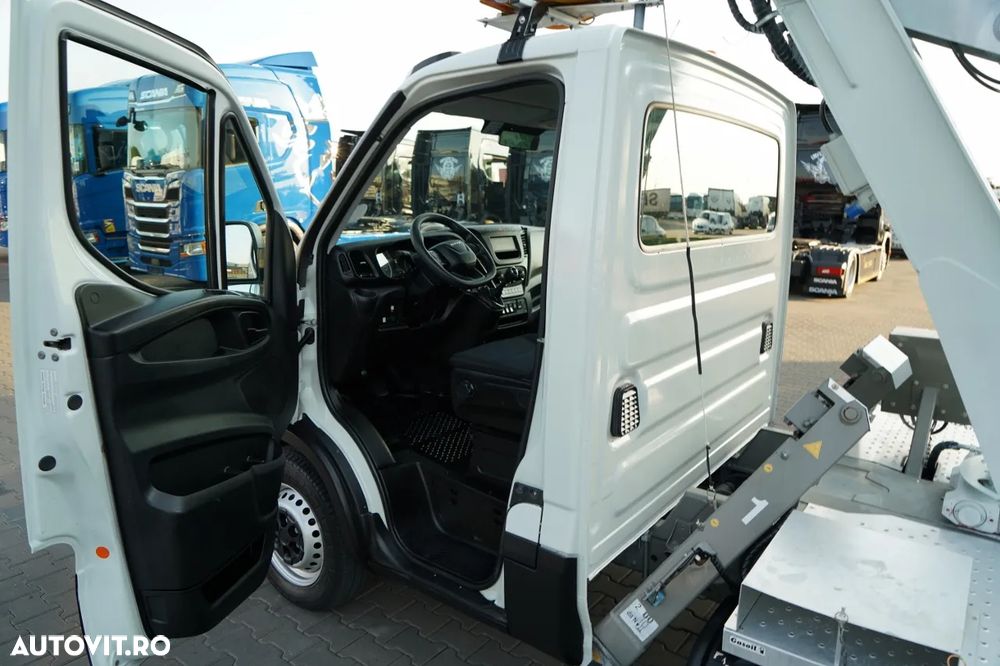 Iveco DAILY 35-140 / Platformă autotractivă / MULTITEL 160 ALUMINIU / 4 STABILIZATOARE / MANUALĂ / 2017 - 24