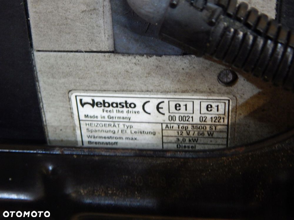 vw t5 multivan webasto ogrzewanie air top 3500 - 4