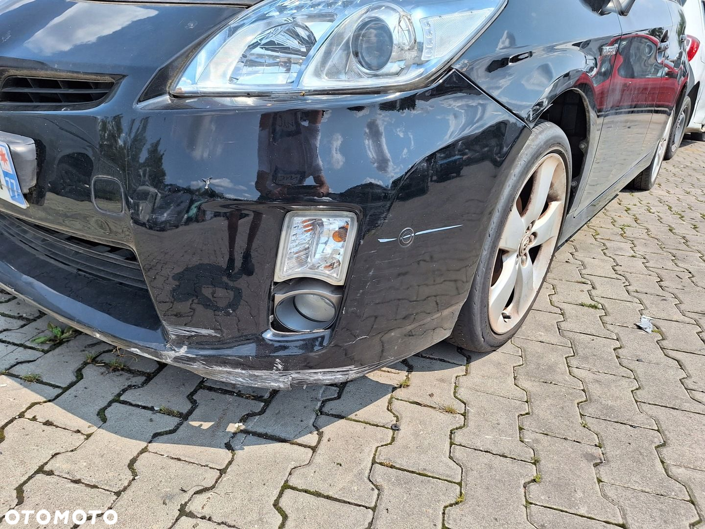 TOYOTA PRIUS 3 III W3 ZDERZAK PRZÓD MASKA BŁOTNIK LAMPA PAS CHŁODNICE 202 - 2