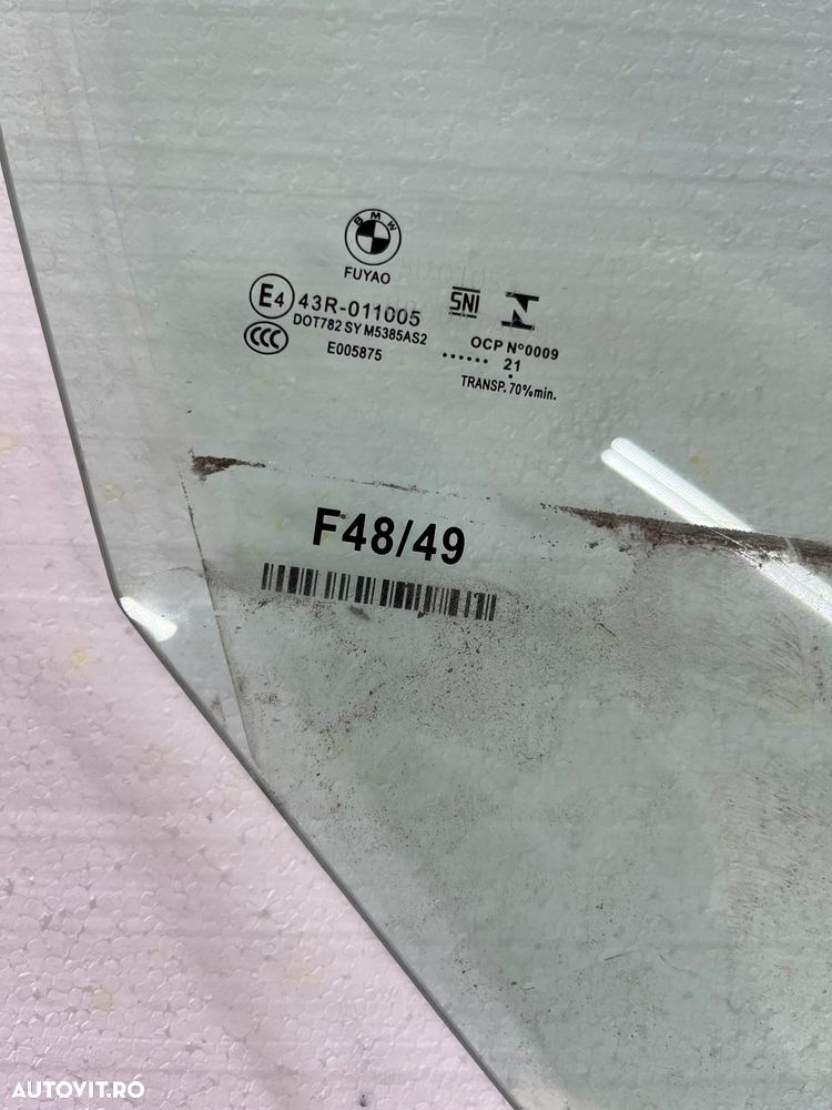 Geam usa dreapta fata BMW x1 f48 x2 f49 2021 - 2