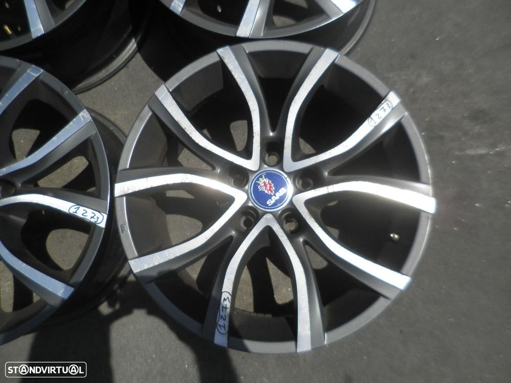 Jogo De Jantes Jgjant1273 SAAB 95  2 2011 2.0TID 160CV 4P PRETO ET30 7.5X17 5X120 72.6MM - 3