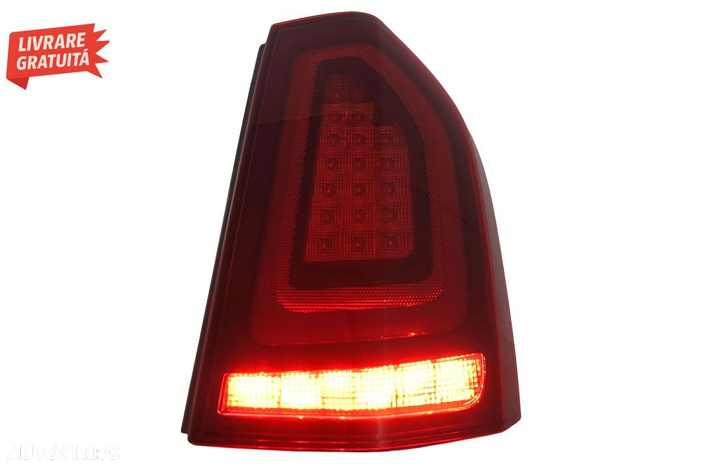 Stopuri LED Chrysler 300 LD Lancia Thema (2011-2014) Rosu cu Pornire Dinamica- livrare gratuita - 14